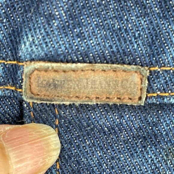 Vintage Y2K Ralph Lauren Trucker Jean Jacket Removable Faux Fur Collar Quilted S - Picture 7 of 12